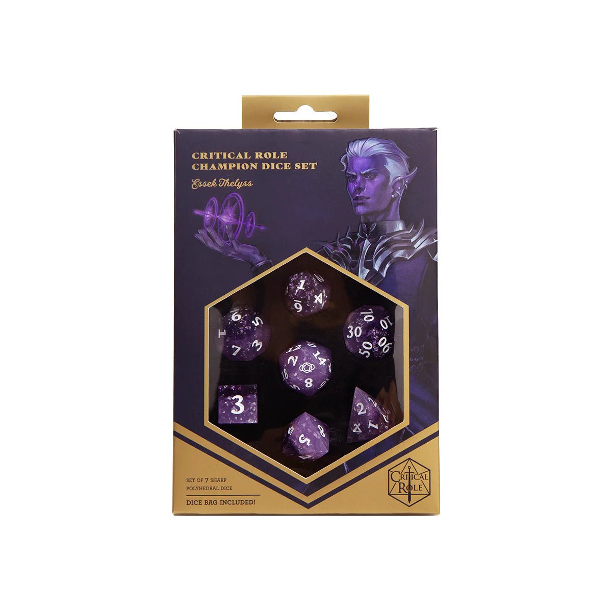 CRITICAL ROLE CHAMPION DICE SET: ESSEK THELYSS - The Fourth Place