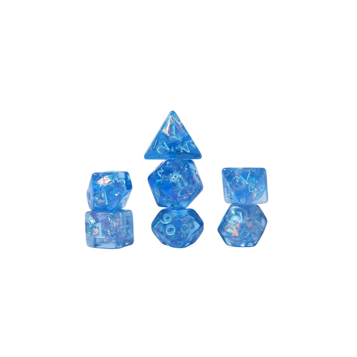 Critical Role Dice Set: Allura Vysoren (Blue/Holographic) - The Fourth Place