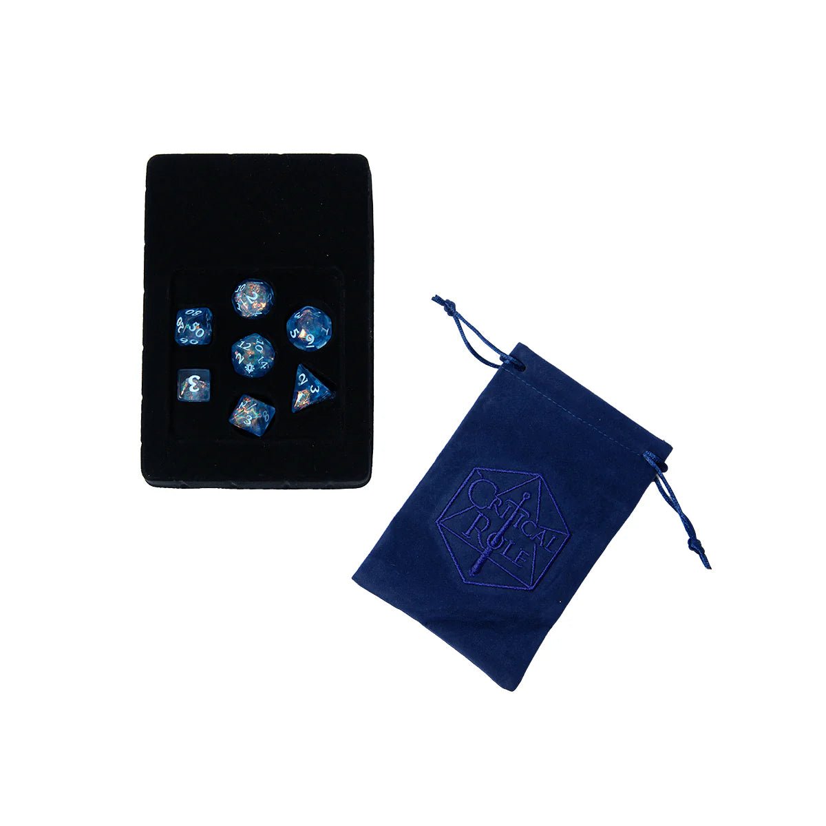 Critical Role Dice Set: Allura Vysoren (Blue/Holographic) - The Fourth Place