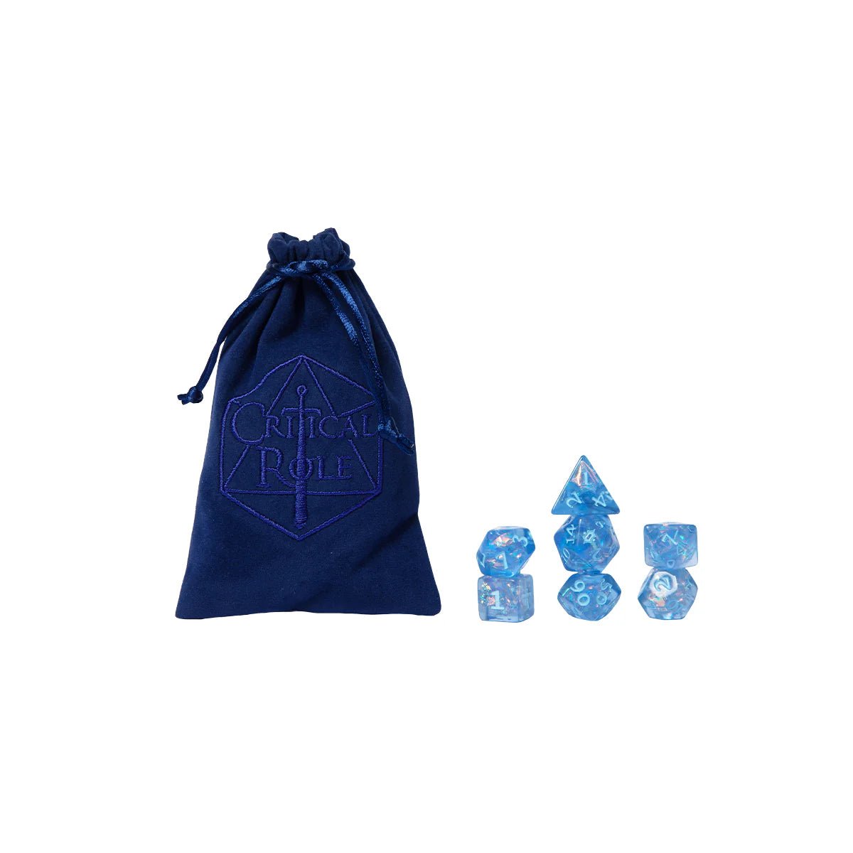 Critical Role Dice Set: Allura Vysoren (Blue/Holographic) - The Fourth Place