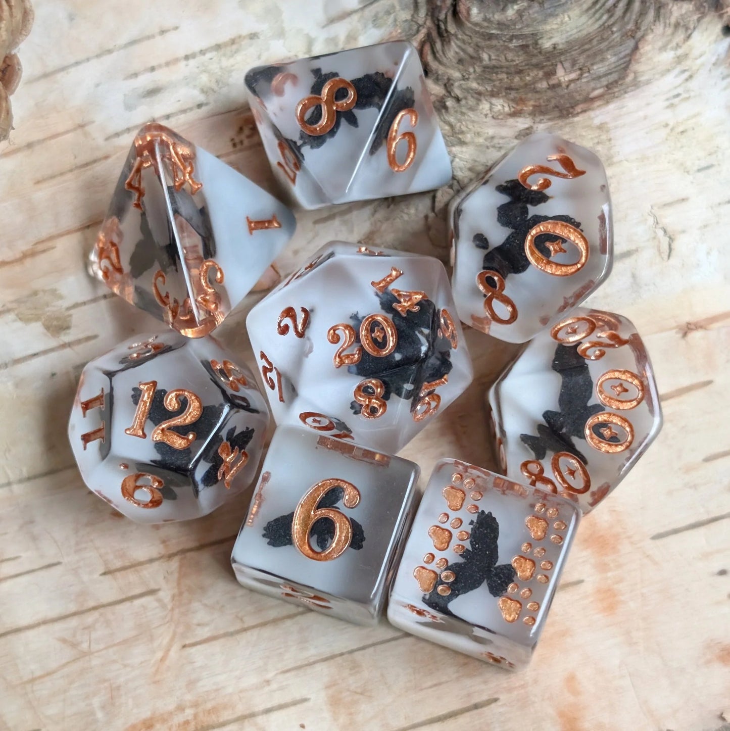 Crow - 8-Dice Set
