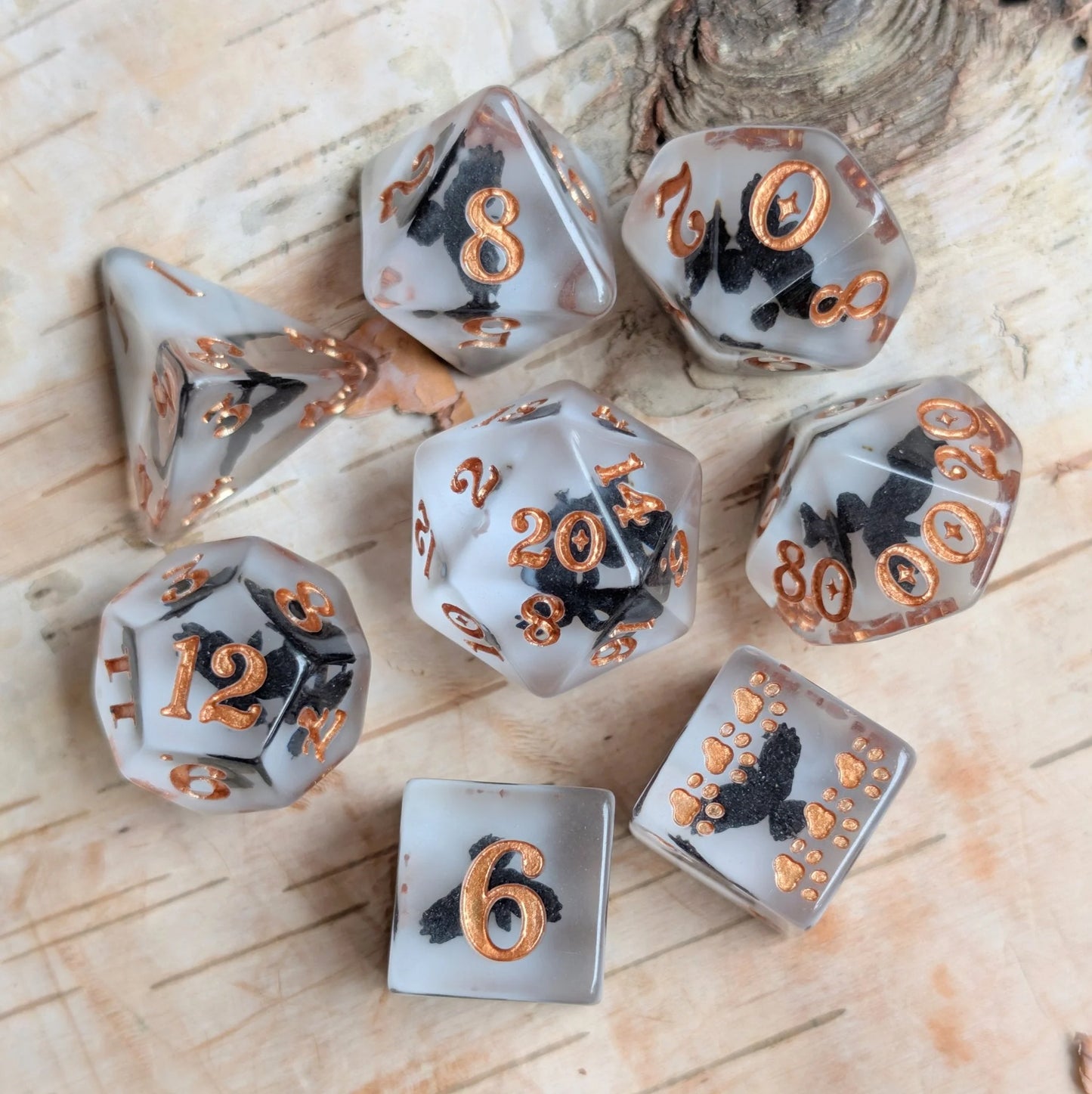 Crow - 8-Dice Set