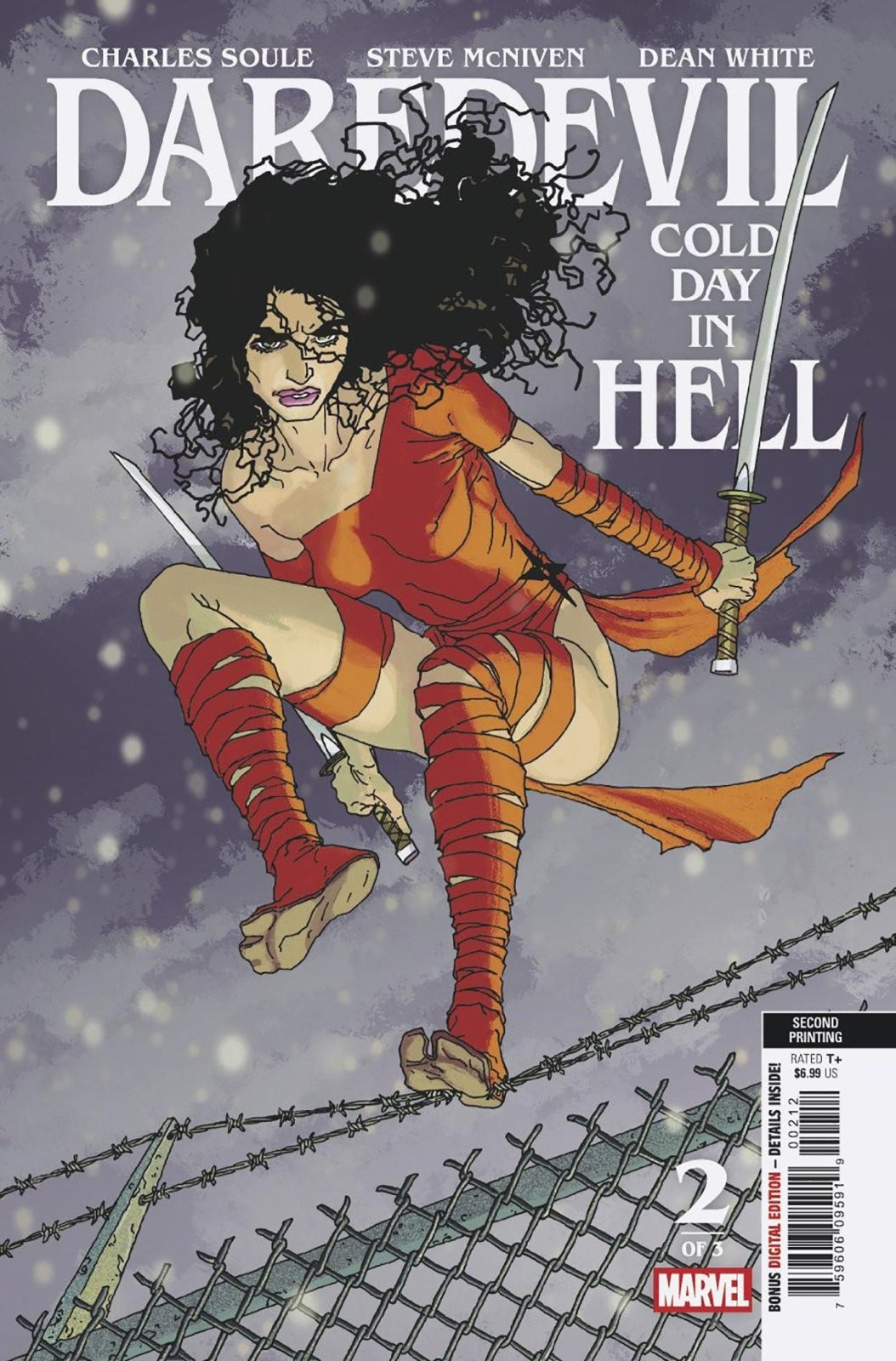 Daredevil: Cold Day In Hell 2 Steve Mcniven 2nd Print Variant - The Fourth Place