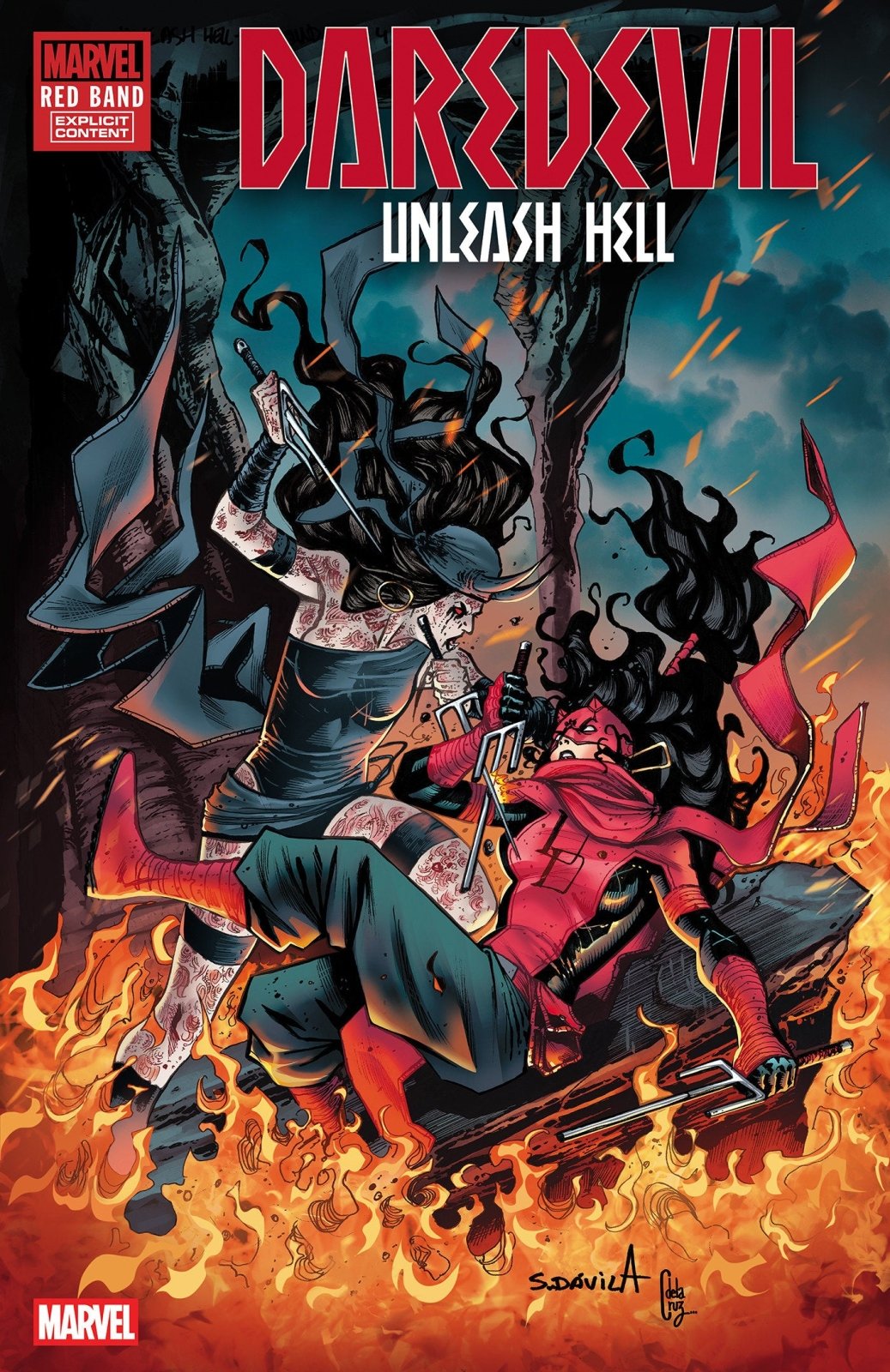 Daredevil: Unleash Hell - Red Band 4 Sergio Davila Variant [Polybagged] - The Fourth Place