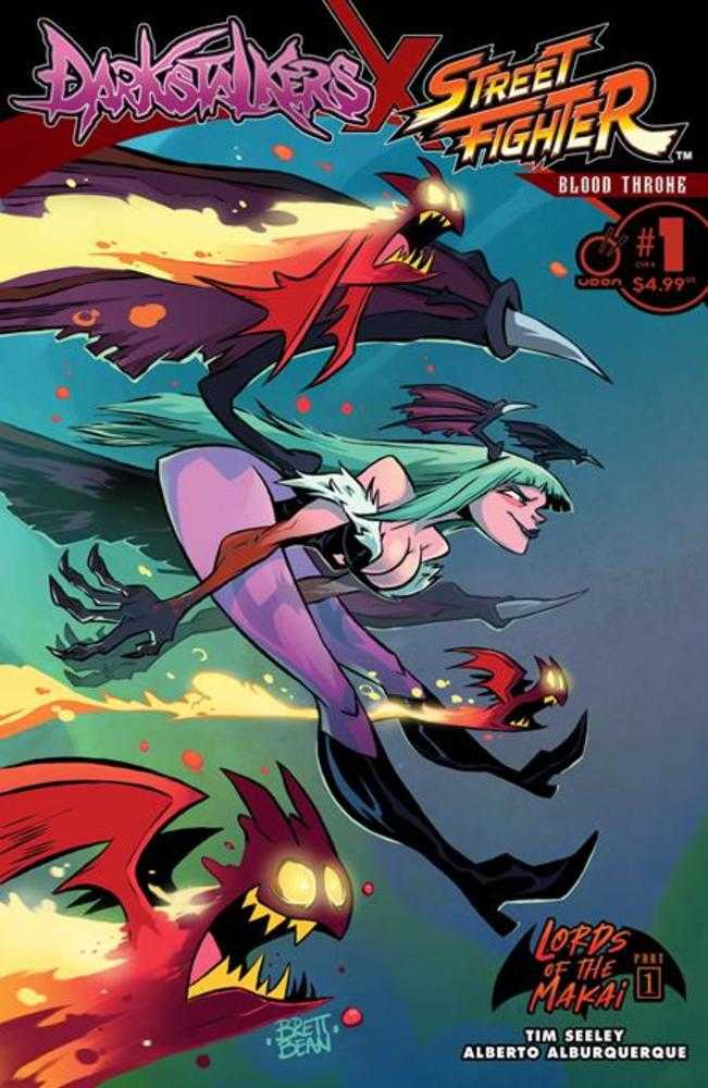 Darkstalkers X Street Fighter Blood Throne 1 (One Shot) Cover B Brett Bean Variant Previously Foc'D On 4/28/2025 - The Fourth Place