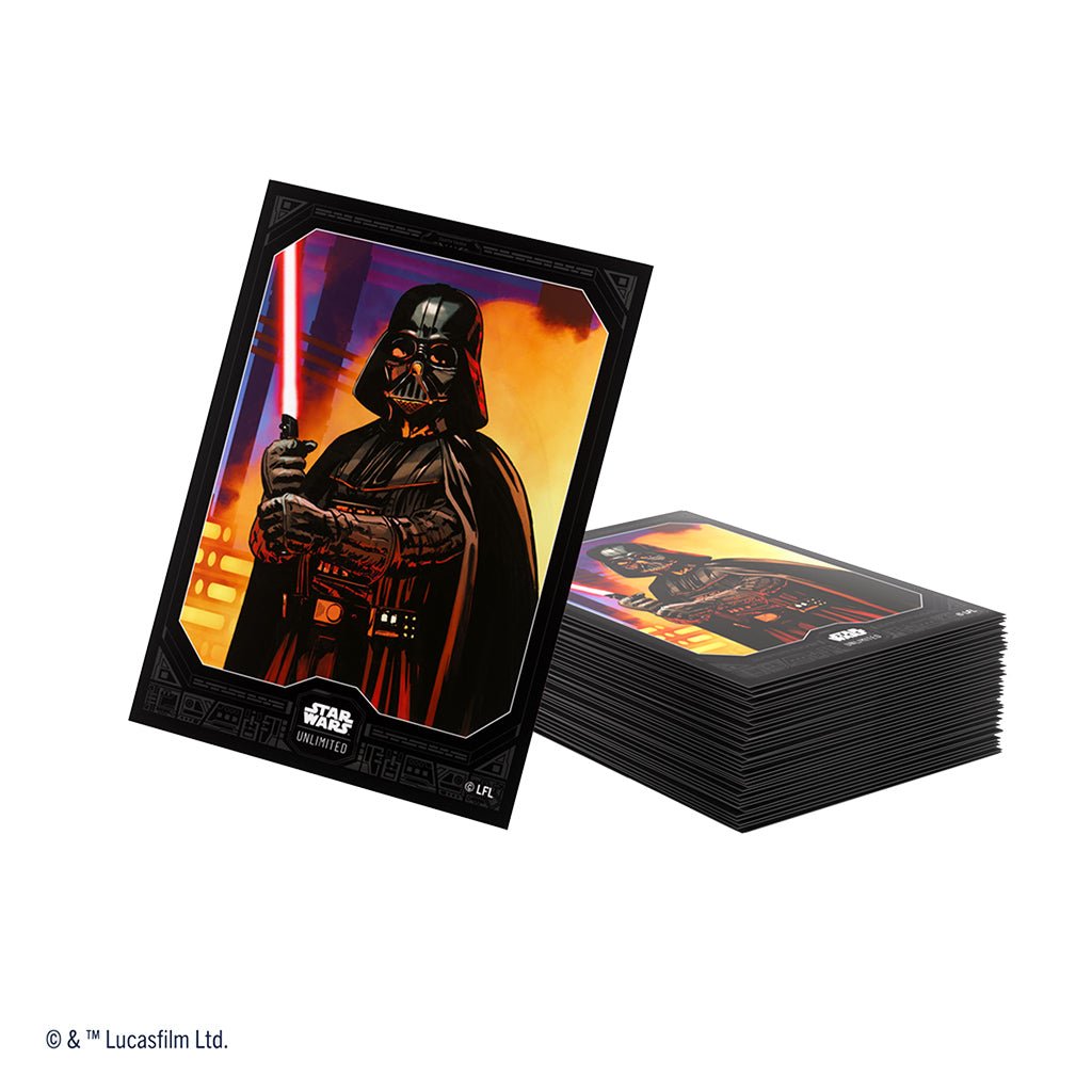 Darth Vader Art Sleeves - Star Wars Unlimited Double Sleeving Pack - The Fourth Place
