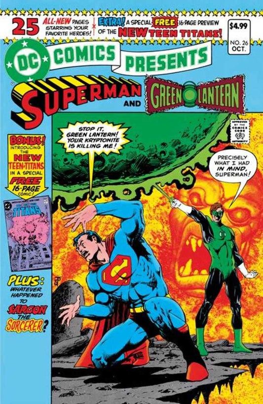 DC Comics Presents #26 Facsimile Edition Cover A Jim Starlin - The Fourth Place