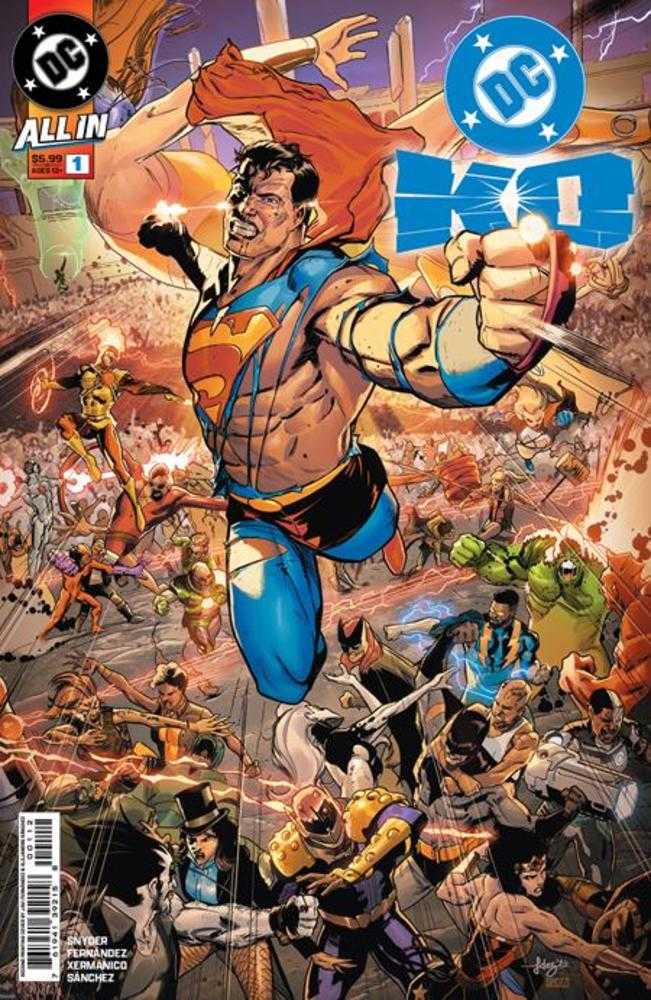 DC K.O. 1 (Of 5) 2nd Print Cover A Javi Fernandez - The Fourth Place