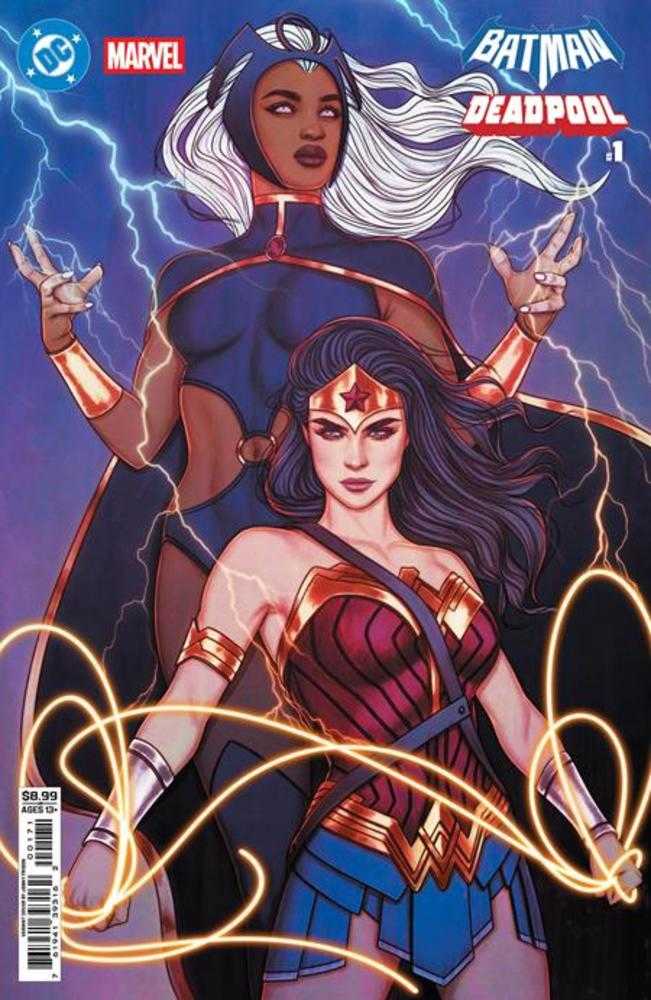DC Marvel Batman Deadpool 1 (One Shot) Cover H Jenny Frison Wonder Woman Storm Card Stock Variant - The Fourth Place