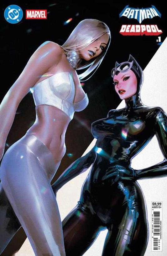 DC Marvel Batman Deadpool 1 (One Shot) Cover S Sozomaika Catwoman Emma Frost Card Stock Variant - The Fourth Place