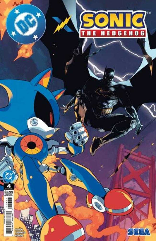 DC X Sonic The Hedgehog 4 (Of 5) Cover A Pablo M Collar - The Fourth Place