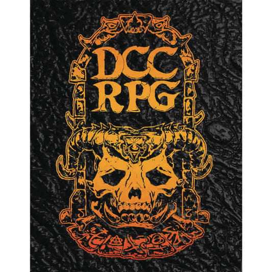 Dcc Role Playing Game Core Rulebook Demon Skull Monster Hide Edition Hardcover - The Fourth Place