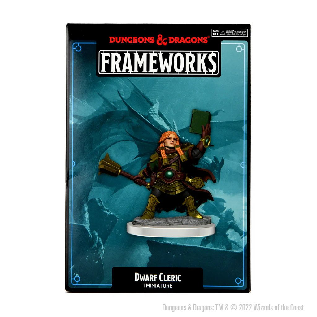 D&D Frameworks: Wave 1 - Dwarf Cleric Female - The Fourth Place