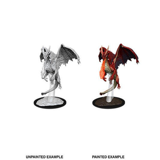 D&D Nolzur's Marvelous Miniatures: Unpainted Minis - Wave 11 - Young Red Dragon - The Fourth Place