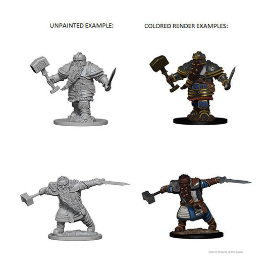 D&D Nolzur's Marvelous Minis: Wave 1 - Dwarf Male Fighter - The Fourth Place