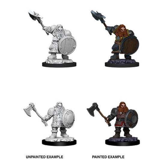 D&D Nolzur's Marvelous Minis: Wave 11 - Dwarf Male Fighter - The Fourth Place