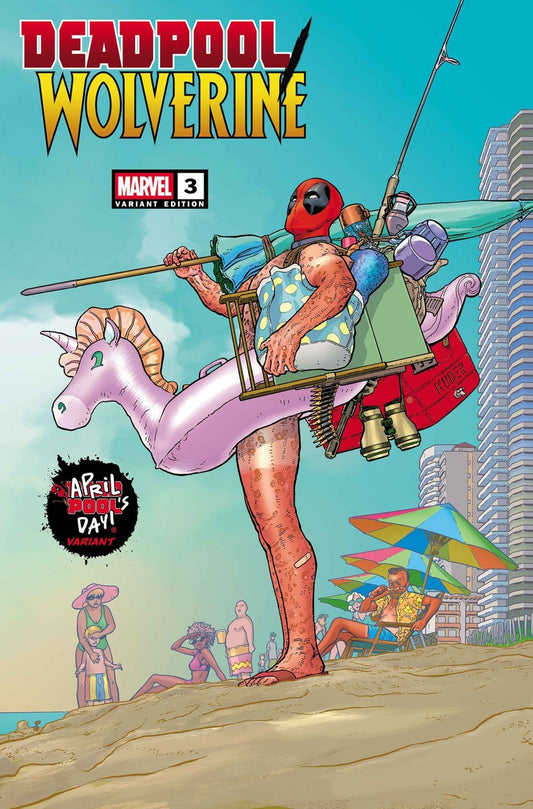 Deadpool Wolverine 3 Aaron Kuder April Pools Day Variant - The Fourth Place