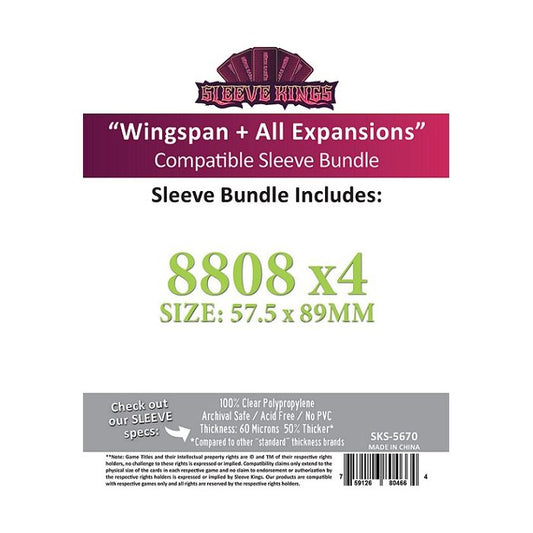 Deck Protector: Bundle: Wingspan (440) - The Fourth Place