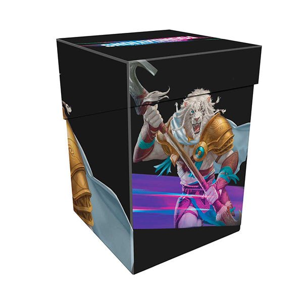 Deckbox: MTG Alcove Flip - Foundations - Ajani - The Fourth Place