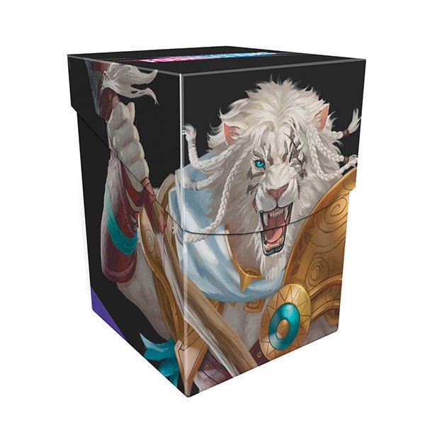 Deckbox: MTG Alcove Flip - Foundations - Ajani - The Fourth Place