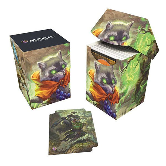 Deckbox: PRO 100+ MTG - Bloomburrow - Bello, Bard of the Brambles, Raised Foil - The Fourth Place