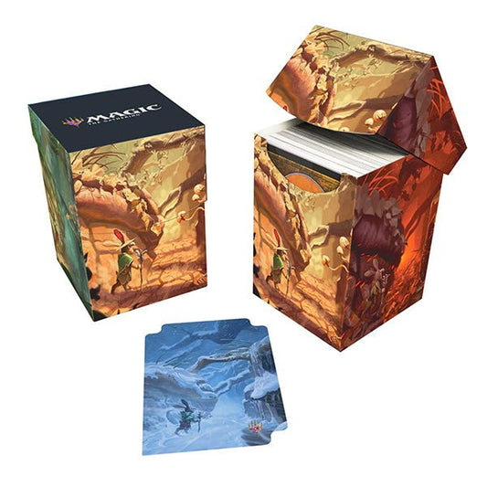 Deckbox: PRO 100+ MTG - Bloomburrow - Forest - The Fourth Place