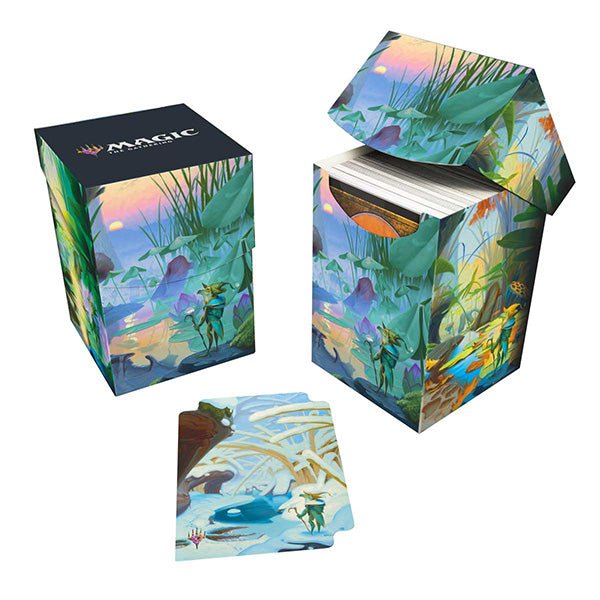 Deckbox: PRO 100+ MTG - Bloomburrow - Island - The Fourth Place