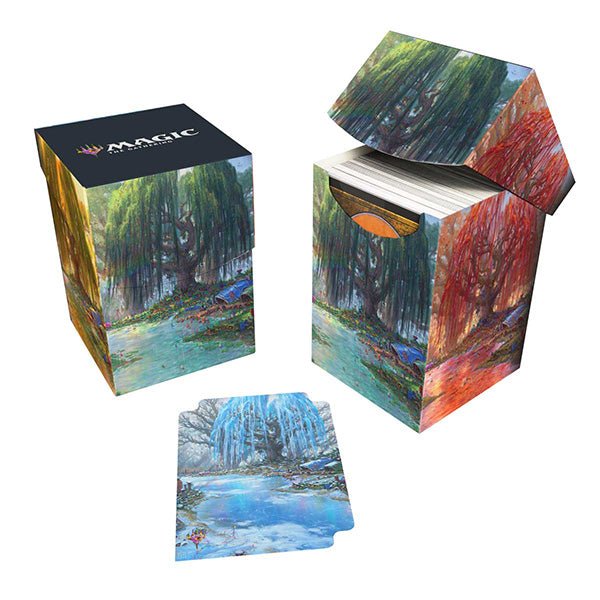 Deckbox: PRO 100+ MTG - Bloomburrow - Three Tree City, Borderless - The Fourth Place