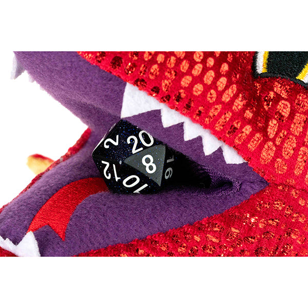 Plush Dice Eating Dragon Dice Bag