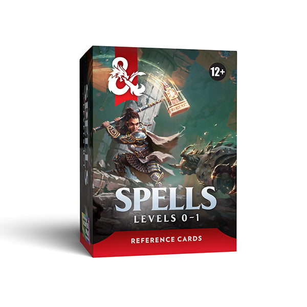 D&D, 5e: Reference Cards- Spells 0-1