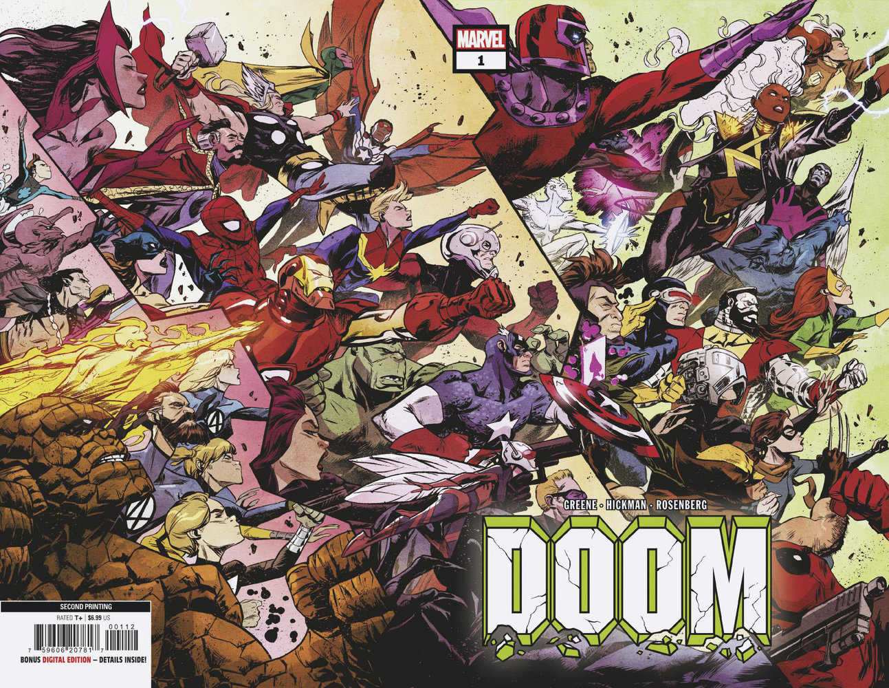 Doom #1 Sanford Greene Wraparound 2nd Print Variant - The Fourth Place