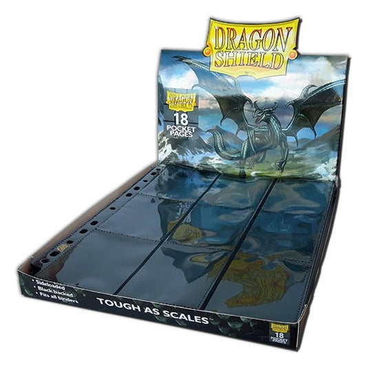 Dragon Shield: 18 - Pocket Pages - Black (50ct) - The Fourth Place