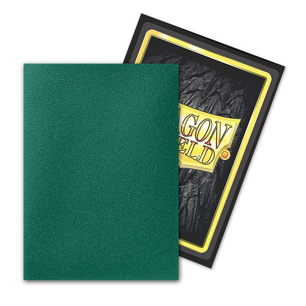 Dragon Shield Card Sleeves: Standard DUAL - Matte Green/Power (100 ct.) - The Fourth Place