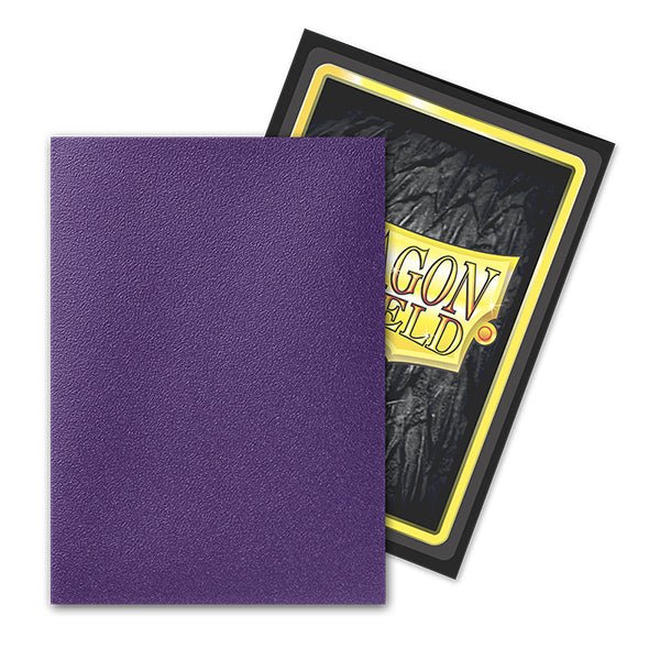 Dragon Shield Card Sleeves: Standard DUAL - Matte Purple/Soul (100 ct.) - The Fourth Place