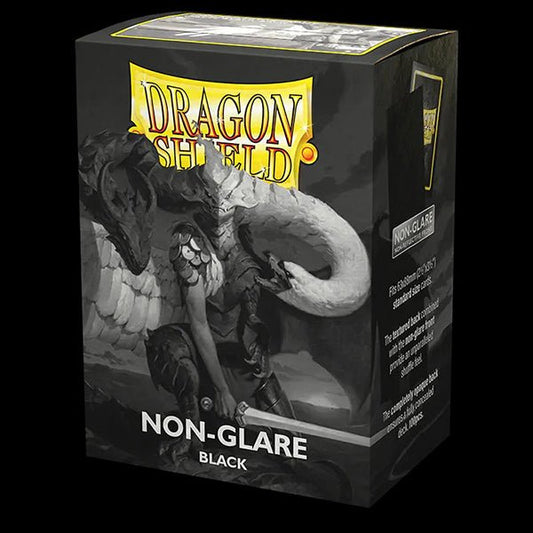 Dragon Shield Card Sleeves: Standard Matte Black, Non - Glare - The Fourth Place