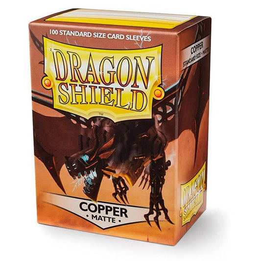 Dragon Shield Card Sleeves: Standard Matte Copper - The Fourth Place