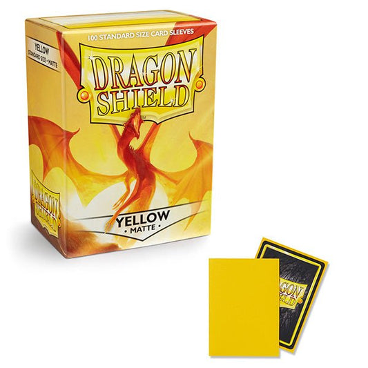 Dragon Shield Card Sleeves - Standard Yellow - The Fourth Place