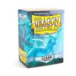 Dragon Shield Sleeves: Standard - Clear Matte (100 ct.) - The Fourth Place