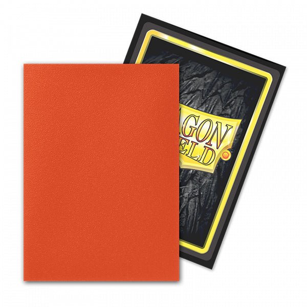 Dragon Shield Sleeves: Standard Dual - Matte Ember (100ct) - The Fourth Place