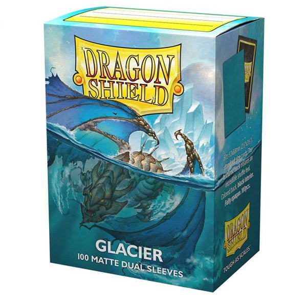 Dragon Shield Sleeves: Standard DUAL - Matte Glacier (100 ct.) - The Fourth Place