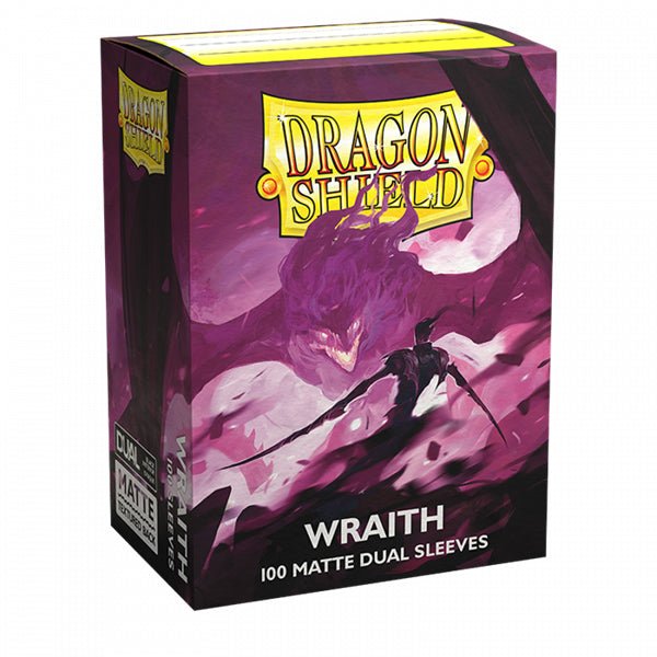 Dragon Shield Sleeves: Standard Dual - Matte Wraith (100ct) - The Fourth Place