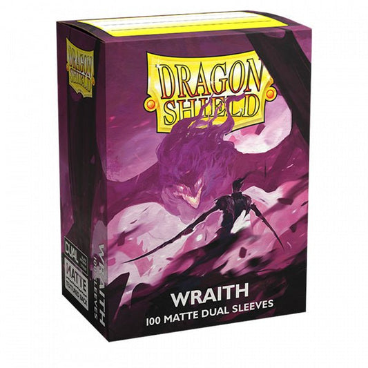 Dragon Shield Sleeves: Standard Dual - Matte Wraith (100ct) - The Fourth Place