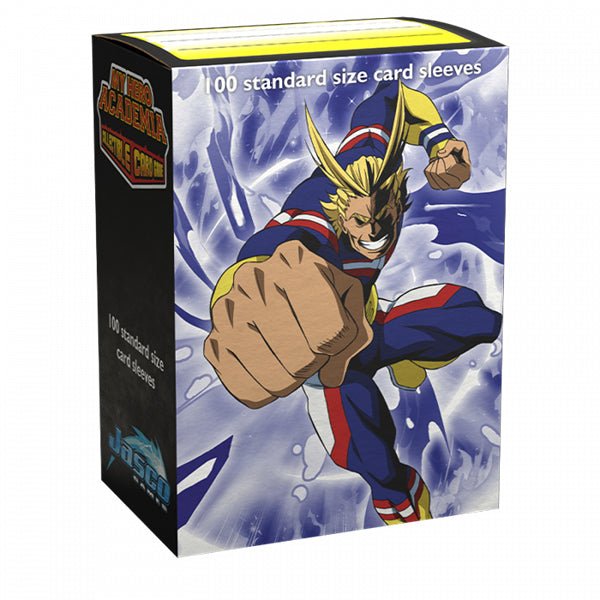 Dragon Shield Sleeves: Standard- Matte 'MHA All Might Punch' Art, Limited Edition (100 ct.) - The Fourth Place