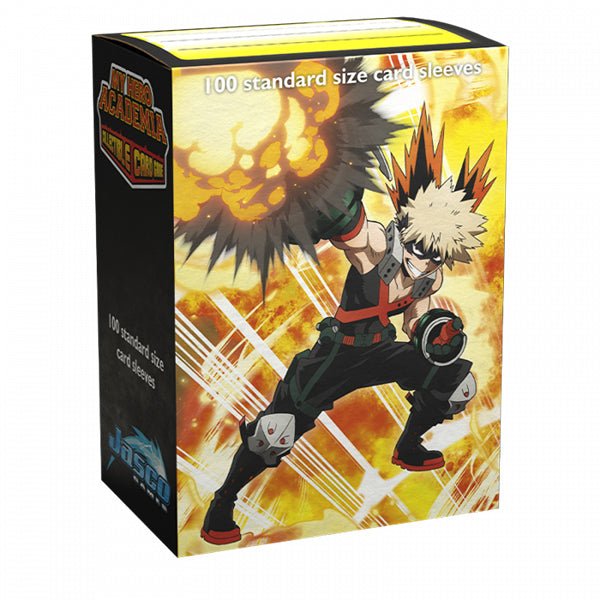 Dragon Shield Sleeves: Standard- Matte 'MHA Bakugo Explode' Art, Limited Edition (100 ct.) - The Fourth Place