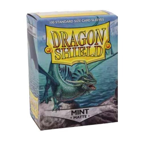 Dragon Shield Sleeves: Standard - Matte Mint (100 ct.) - The Fourth Place