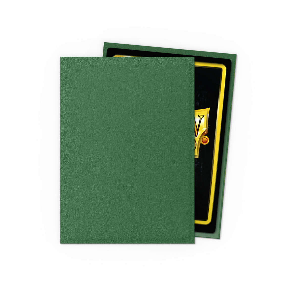 Dragon Shield Sleeves: Standard Matte Non - Glare Forest Green (100ct) - The Fourth Place