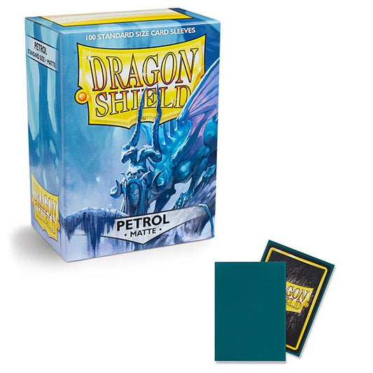 Dragon Shield Sleeves: Standard Matte - Petrol (100ct) - The Fourth Place
