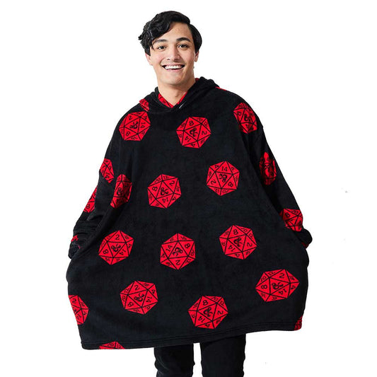 Dungeons & Dragons D20 Hoodie Blanket - The Fourth Place