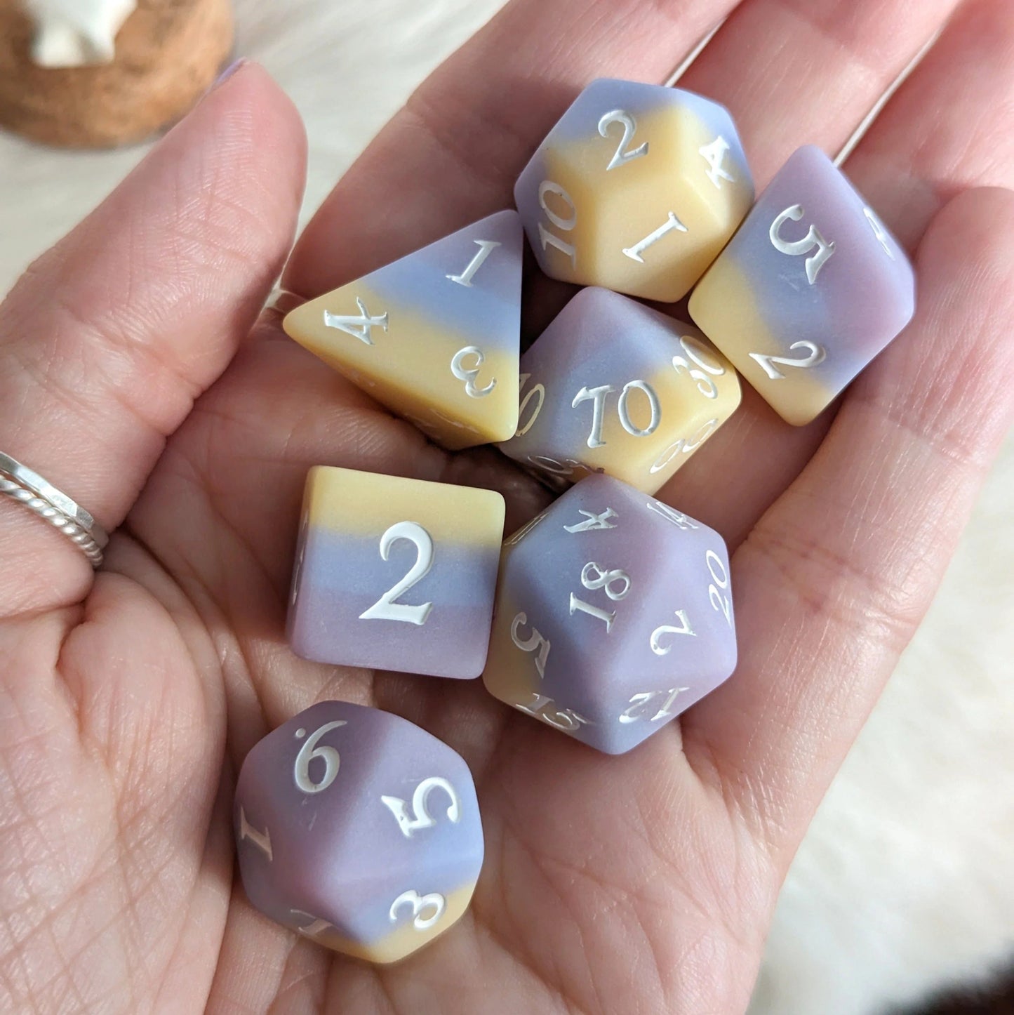 Dusk - 7 - Piece Dice Set - The Fourth Place