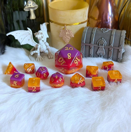 Emberstorm - 7 Piece Dice Set - The Fourth Place